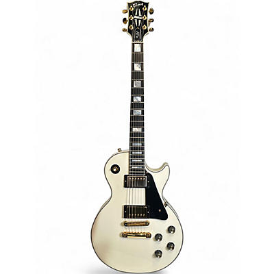 Used 2020 Gibson CUSTOM ALPINE WHITE LES PAUL SHOP Alpine White Solid Body Electric Guitar