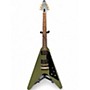 Used 2020 Gibson Flying V Green Solid Body Electric Guitar Green