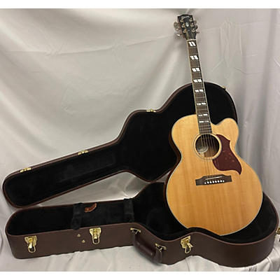 Gibson Used 2020 Gibson J185EC Natural Acoustic Electric Guitar