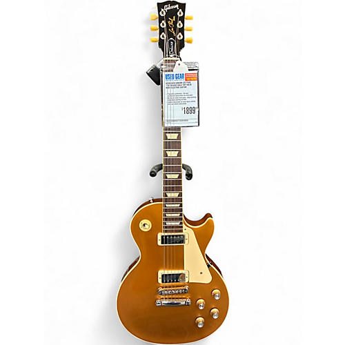 Used 2020 Gibson Les Paul '70s Deluxe Gold Top Solid Body Electric Guitar Gold Top