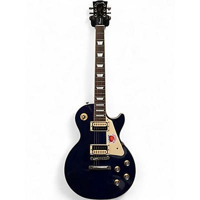 Used 2020 Gibson Les Paul Classic Manhattan Midnight Solid Body Electric Guitar