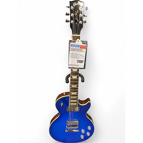 Used 2020 Gibson MOD SHOP STANDARD LES PAUL COBALT BLUE SPARKLE Solid Body Electric Guitar COBALT BLUE SPARKLE