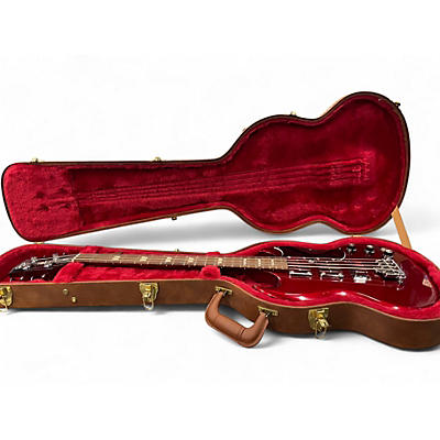 Used 2020 Gibson SG Bass Mod Shop 3 Pickup Metallic Red Electric Bass Guitar