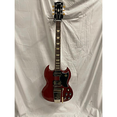 Gibson Used 2020 Gibson SG STANDARD '61 MAESTRO VIBROLA Trans Red Solid Body Electric Guitar