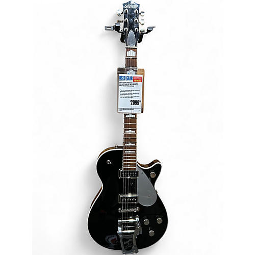 Used 2020 Gretsch Guitars G6128T Duo Jet Black Solid Body Electric Guitar Black