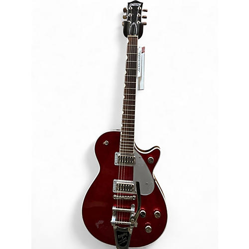 Used 2020 Gretsch Guitars G6129T-1957 1957 Reissue Silver Jet Bigsby Silver Sparkle Solid Body Electric Guitar Silver Sparkle