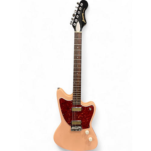 Harmony Used 2020 Harmony Silhouette Pink Solid Body Electric Guitar Pink