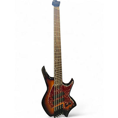 Used 2020 Hils EHB5 2 Color Sunburst Electric Bass Guitar