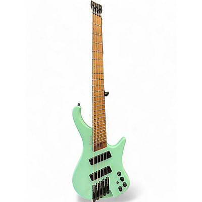 Used 2020 Ibanez EBh1005ms green matte Electric Bass Guitar