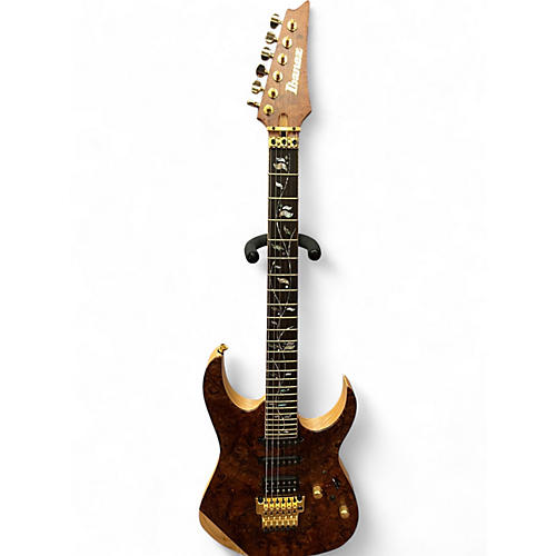 Used 2020 Ibanez RG8520LTD J. Custom Natural Marblewood Solid Body Electric Guitar Natural Marblewood