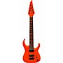 Used 2020 Jackson Misha Mansoor HT7 Juggernaut Carmelized Maple neon orange Solid Body Electric Guitar neon orange