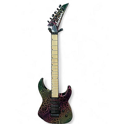 Used 2020 Jackson SL3M RAINBOW CRACKLE Solid Body Electric Guitar