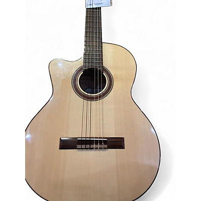 Used 2020 Kremona Rosa Luna Flamenco Left Handed Natural Nylon String Acoustic Guitar