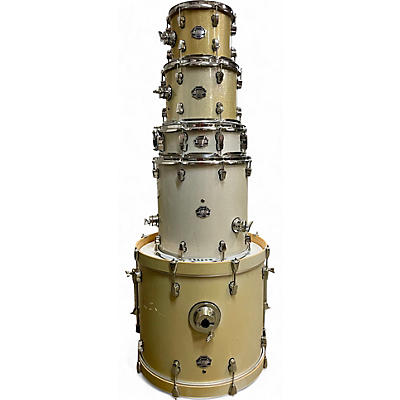 Used 2020 Ludwig 6 Piece Element Silver Sparkle Drum Kit