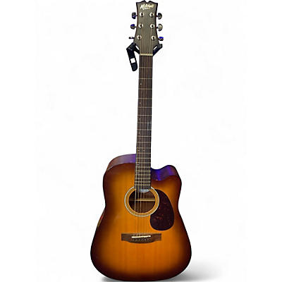 Used 2020 Mitchell T311 Metallic Orange Acoustic Guitar