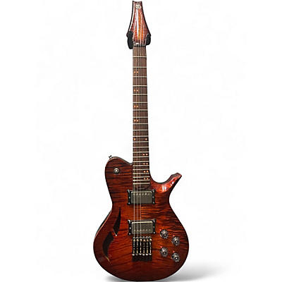 Used 2020 Nicholas  VENOM BOURBON BURST Solid Body Electric Guitar