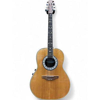 Used 2020 Ovation CC67 Natural Acoustic Electric Guitar