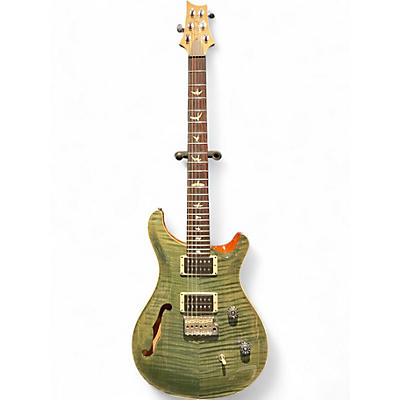 Used 2020 PRS CE24 Semi-Hollow Trampas Green Hollow Body Electric Guitar