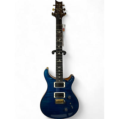 Used 2020 PRS Custom 24 35th Anniversary 10 top Aquamarine Solid Body Electric Guitar