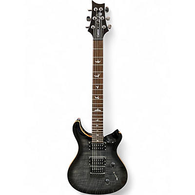 Used 2020 PRS SE Custom 24 Evertune Trans Black Solid Body Electric Guitar