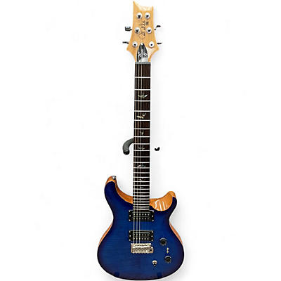 Used 2020 PRS SE2435DC Blue Solid Body Electric Guitar