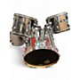 Used 2020 Pearl 5 Piece VISION Metallic Silver Drum Kit Metallic Silver