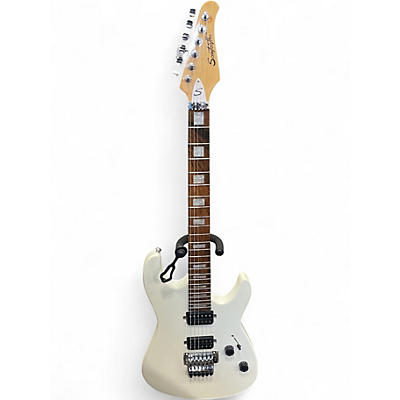 Used 2020 Sawtooth ST-M24 Pearl White Solid Body Electric Guitar