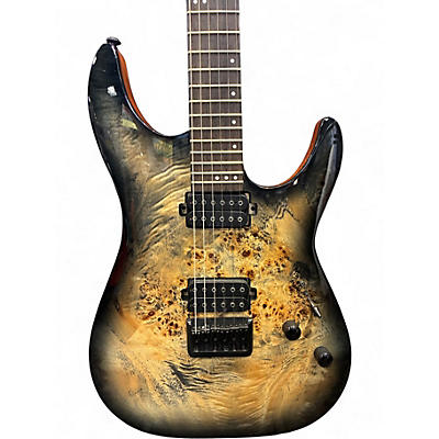 Used 2020 Schecter Guitar Research C-6 Pro Dark Poplar Burl Solid Body Electric Guitar