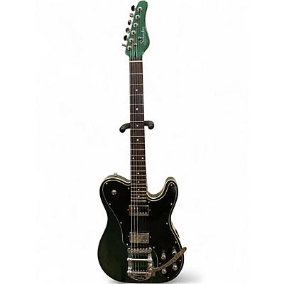 Used 2020 Schecter Guitar Research PT FASTBACK II B Emerald Green Solid Body Electric Guitar