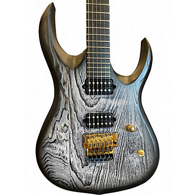 Used 2020 Siggi Bron Custom Shop ICARUS TR RAW SILVER BURST Solid Body Electric Guitar