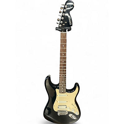 Used 2020 Starcaster by Fender Stratocaster Black Solid Body Electric Guitar
