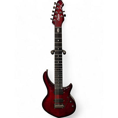 Sterling by Music Man Used 2020 Sterling by Music Man John Petrucci Majesty Dimarzio 7 String Royal Red Solid Body Electric Guitar