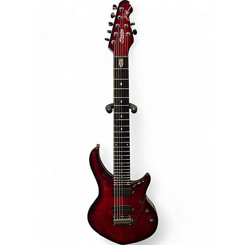 Sterling by Music Man Used 2020 Sterling by Music Man John Petrucci Majesty Dimarzio 7 String Royal Red Solid Body Electric Guitar Royal Red