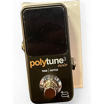 Used 2020 TC Electronic Polytune Noir Mini 3 Tuner Tuner Pedal