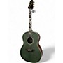 Used Takamine Used 2020 Takamine LTD2020 PEACE Trans Green Acoustic Electric Guitar Trans Green