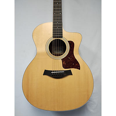 Taylor Used 2020 Taylor 214CE Koa Natural Acoustic Electric Guitar