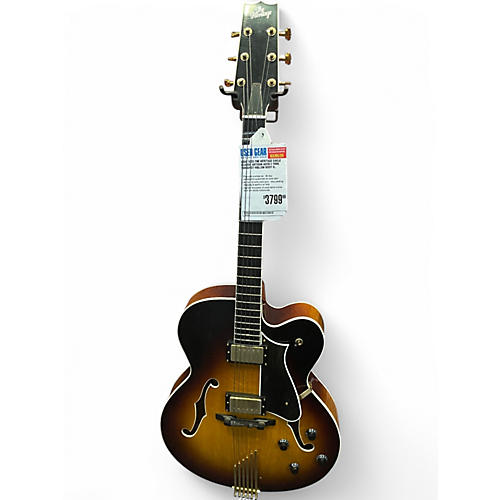 Used 2020 The Heritage EAGLE CLASSIC ARTISAN AGED 2 Tone Sunburst Hollow Body Electric Guitar 2 Tone Sunburst