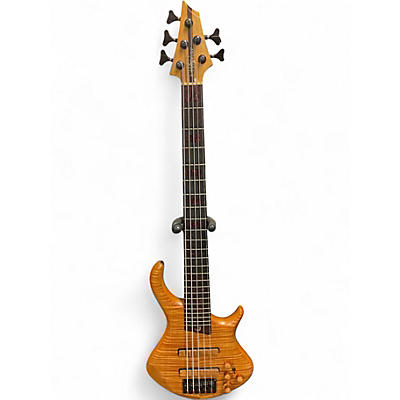 Used 2020 Warrior DM Custom 5 Natural Electric Bass Guitar