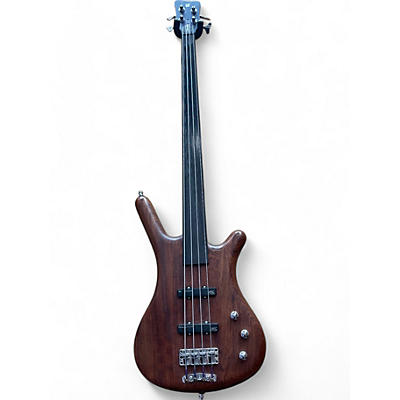 Used 2020 Warwick Pro Series Standard Corvette 4 String Fretless Natural  Electric Bass Guitar