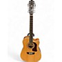 Used 2020 Washburn hd10sce Natural 12 String Acoustic Electric Guitar Natural