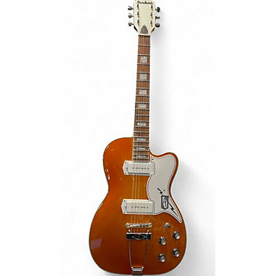 Used 2020s Airline TUXEDO Gold Solid Body Electric Guitar