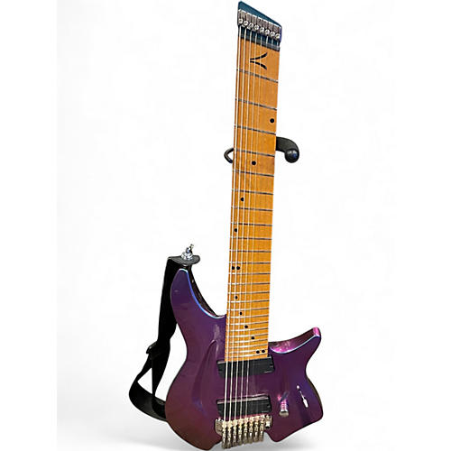 Used 2020s Aristides H/08 Purple/Green chameleon Solid Body Electric Guitar Purple/Green chameleon