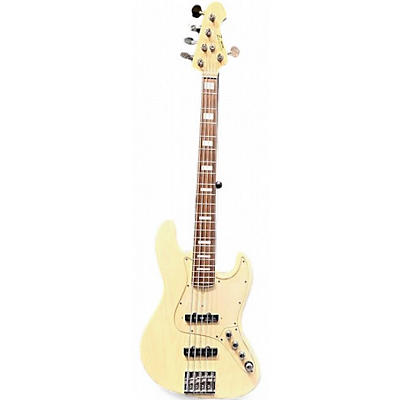 Used 2020s Atelier Z Guitar Works 5 STRING White Blonde Electric Bass Guitar