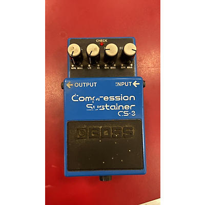 BOSS Used 2020s BOSS CS3 Compressor Sustainer Effect Pedal