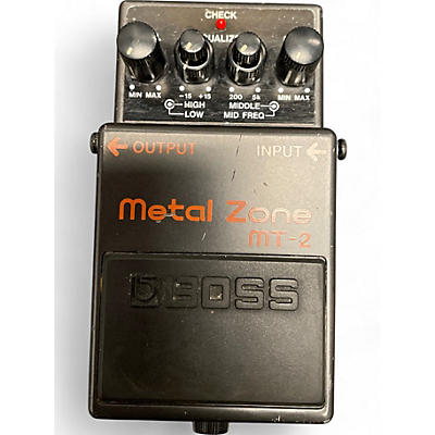 Used 2020s BOSS MT2 Metal Zone Distortion Effect Pedal