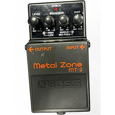 Used 2020s BOSS MT2 Metal Zone Distortion Effect Pedal