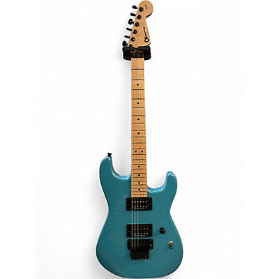 Used 2020s Charvel USA Custom Shop San Dimas HH FR Daphne Blue Solid Body Electric Guitar