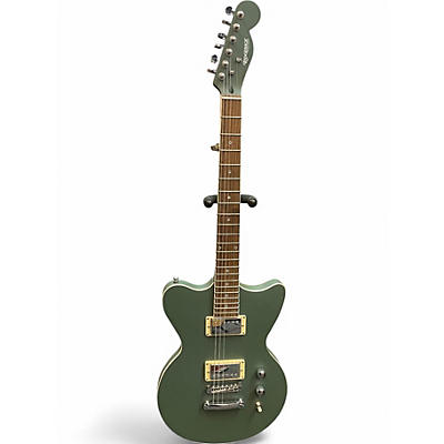 Used 2020s Custombuild Ridgeback Olive Drab Solid Body Electric Guitar
