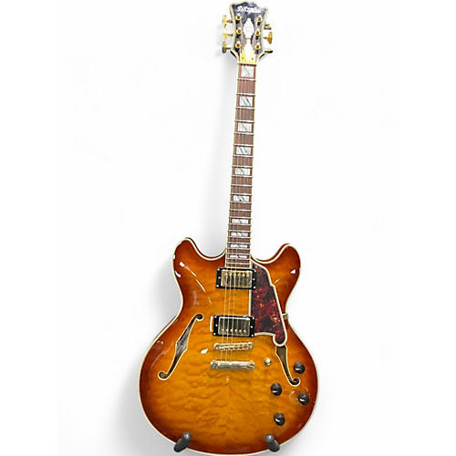 Used 2020s D'Angelico EX-DC/SP 2 Color Sunburst Hollow Body Electric Guitar 2 Color Sunburst