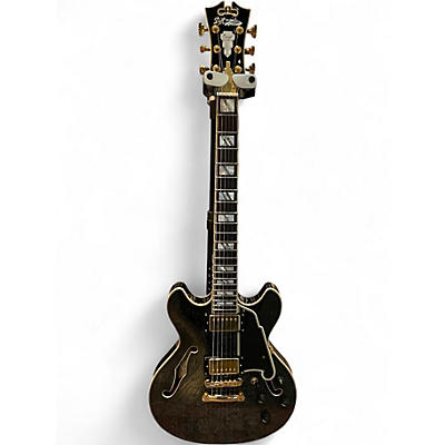 Used 2020s D'Angelico EXCEL MINI DC Trans Black Hollow Body Electric Guitar